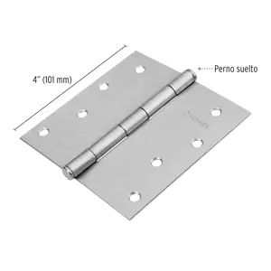 Hermex Bisagra cuadrada 4