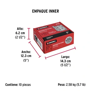 Bisagra cuadrada 4