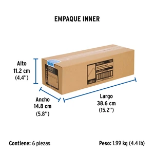 Foset Brazo y chapetón de repuesto para regadera, Aqua, blister