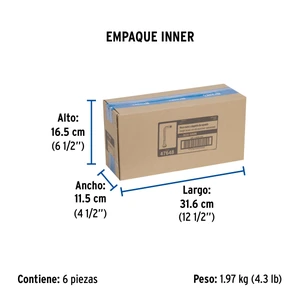 Brazo recto con chapetón para regadera, 30 cm, satín, Foset