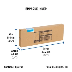 Foset Brazo y chapetón de repuesto para regadera, 30 cm, satinado