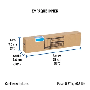 Foset Brazo y chapetón de repuesto para regadera techo, Element