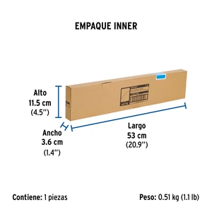 Foset Brazo y chapetón para regadera, 50 cm, satinado, Riviera