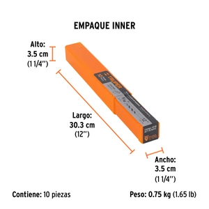Broca para concreto de 5/16 x 12