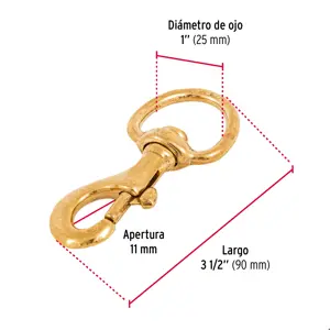 Bandola destorcedora de latón 1