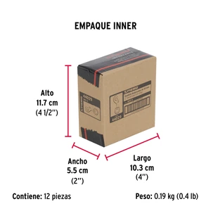 Bandola de zinc de 7/16