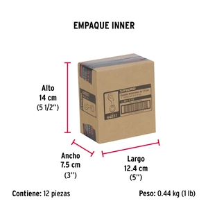 Bandola de zinc de 5/8