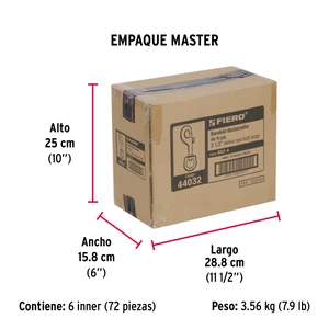 Bandola de zinc de 7/8