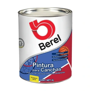Pintura para Canchas - Acrílica - Mate Galón 4 L