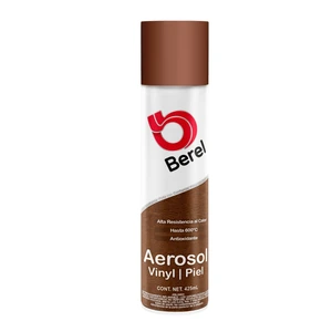 BEREL-1750-CAFE / 1750-CAFE Pintura para Vinyl y Piel en Aerosol Aerosol 0.43 L - Café