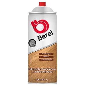 BEREL-1841 / 1841 Diluyente para Nitrocelulosa - Transparente - Americano Litro 1 L