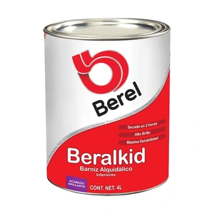 BEREL-222 / 222 Barniz Beralkid - Brillante Galón 4 L