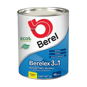 Berelex 3 en 1 - Acrílica - Mate Galón 4 L