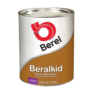BEREL-251 / 251 Barniz Beralkid - Entintado - Brillante Medio Litro 0.5 L