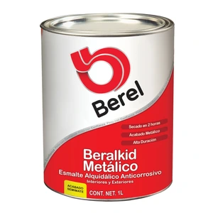 BEREL-355 / 355 Esmalte Beralkid Metálico - Semimate Litro 1 L