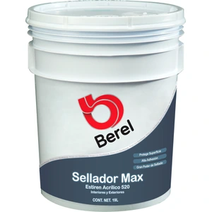 Sellador Max - Acrílico - Transparente Cubeta 19 L