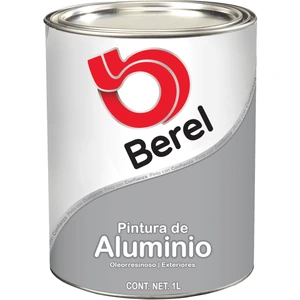 BEREL-741 / 741 Pintura de Aluminio - Aluminio - Brillante Litro 1 L