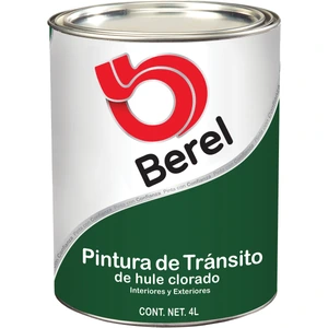 Pintura de Tránsito - Hule clorado - Único Galón 4 L