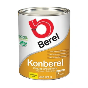 Konberel - Vinil Acrílica - Mate Galón 4 L