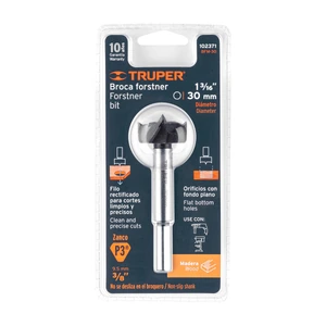Broca forstner 30 mm para madera, TRUPER
