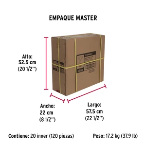 Hermex Bolsa c/2 bisagras bidimensionales de 110° cobertura interna