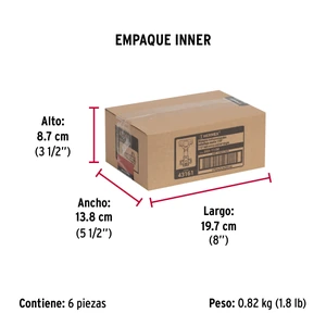 Hermex Bolsa c/2 bisagras bidimensionales de 110° cobertura media