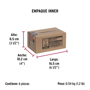Hermex Bolsa c/2 bisagras bidimensionales de 95° cobertura completa
