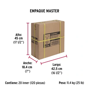 Hermex Bolsa c/2 bisagras bidimensionales de 95° cobertura completa