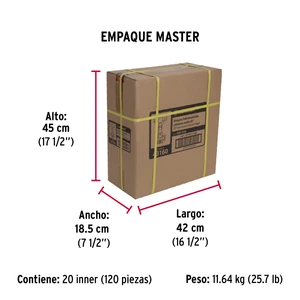 Hermex Bolsa c/2 bisagras bidimensionales de 95° cobertura media