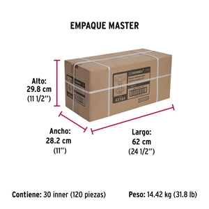 Hermex Bolsa c/2 bisagras bidimensionales de brazo corto,c completa