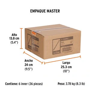 Broca con punta centradora para madera 1/2
