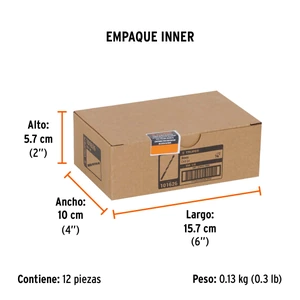 Broca con punta centradora para madera 1/8