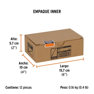 Broca con punta centradora para madera 5/32