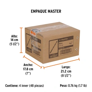 Broca con punta centradora para madera 5/32