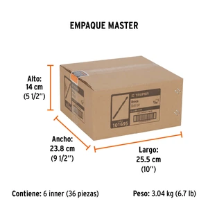Broca con punta centradora para madera 7/16