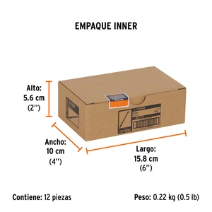 Broca con punta centradora para madera 7/32