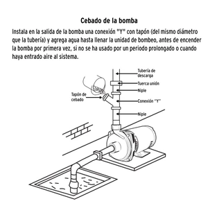 Bomba centrífuga para agua, 1/2 HP, TRUPER EXPERT