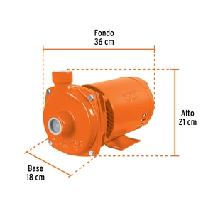 Bomba centrífuga para agua, 1 HP, TRUPER EXPERT