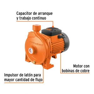 Bomba centrífuga para agua modelo europeo, 3/4 HP, Expert