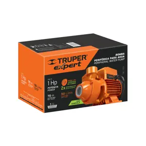10070 / BOAP-1 Bomba periférica 1 HP, altura máxima 70 m, Truper Expert