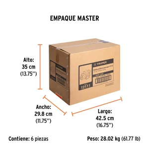 Bomba periférica 1/2 HP, altura máxima 40 m, Truper