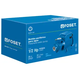 49877 / BOAP-1/2F Bomba periférica 1/2 HP, altura máxima 25 m, Foset