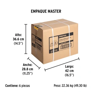 Bomba periférica 1/2 HP, altura máxima 20 m, Pretul