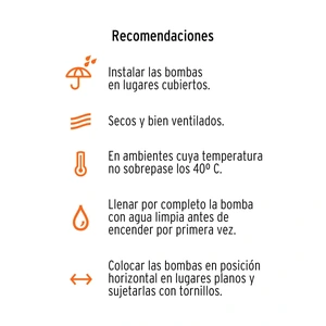 Bomba periférica 1 HP, altura máxima 60 m, Truper