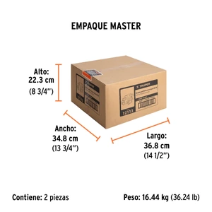 Bomba periférica 3/4 HP, altura máxima 55 m, Truper