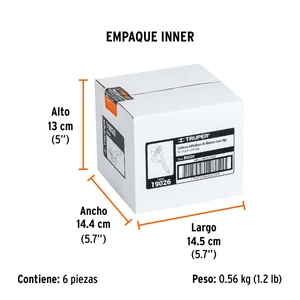 Truper Cabeza infladora de llantas c/clip, hembra, cuerda 1/4 NPT