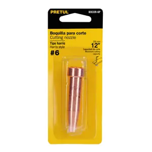 Boquilla para corte #6, Pretul