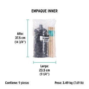 Bomba destapacaños de 15 cm, Klintek
