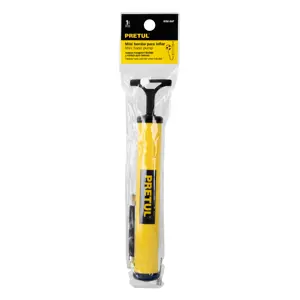 Mini bomba manual para inflar balones, 14.5 PSI, PRETUL