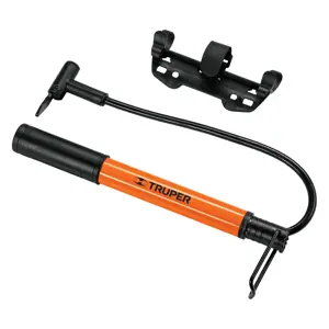 13790 / BOM-MI Mini bomba manual para bicicleta, 60 PSI, Truper